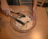明太子とイカのスパゲティ作り方3写真