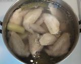 そば湯クラブ２（手羽先のどて煮）作り方1写真