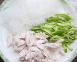 胡麻たっぷり♪鶏ささみのマヨ春雨サラダ作り方1写真