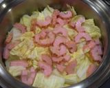 春らしい彩りのえび天と白菜の煮浸し！作り方1写真