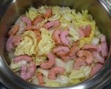 春らしい彩りのえび天と白菜の煮浸し！作り方2写真