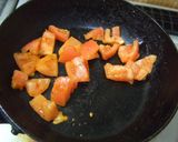 朝食に★手早く作れるトマトスクランブル♪作り方2写真