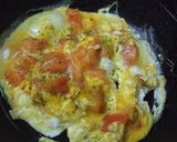 朝食に★手早く作れるトマトスクランブル♪作り方4写真
