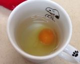 レンジで温泉卵♬作り方1写真