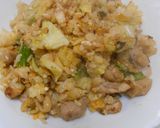 春キャベツと鶏こま切れ肉の親子炒めご飯作り方13写真