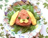 簡単キャラごはん☆オムライスおむけん☆作り方13写真