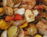 春野菜と海鮮のXO醤バター炒め♪作り方8写真