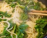 小女子と菜花の春パスタ作り方4写真
