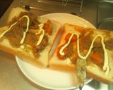 チーズカレーサンド【自炊3食目】作り方5写真