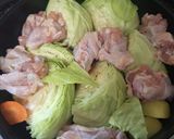 キャベツひと玉と手羽元の薄味ポトフ作り方5写真
