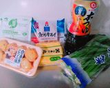 ＊小松菜と練り物と玉子焼きのさっと煮＊作り方1写真