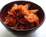 ☺簡単おつまみ♪鶏肉とキムチの和え物☺作り方2写真