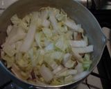 白菜の中華風スープ作り方3写真