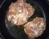ネギと茸の和風パスタグリルチキン盛り☆作り方3写真