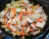 簡単 白菜の醤油麹炒め作り方1写真