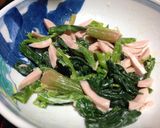 ほうれん草と魚ニソのマヨぽん酢あえ作り方2写真
