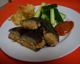 挽肉茄子のはさみ蒸焼き♪作り方5写真