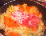 野菜たっぷりうどん焼きそば【自炊4食目】作り方5写真