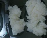 お粥で　白鯛焼き餅。　作り方1写真