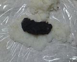 お粥で　白鯛焼き餅。　作り方5写真