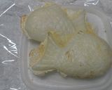 お粥で　白鯛焼き餅。　作り方4写真