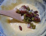 ☆甘煮豆in抹茶マーブルケーキ☆作り方9写真