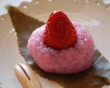 電子レンジで♪簡単いちご桜餅作り方5写真