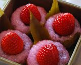 電子レンジで♪簡単いちご桜餅作り方6写真