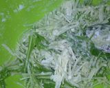 水菜サラダの残りでカリッもち簡単チヂミ♪作り方3写真