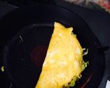 キャベツと卵のみ！お好み焼き風オムレツ作り方3写真