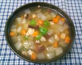 残り野菜と鶏肉で のっぺい汁♪作り方9写真