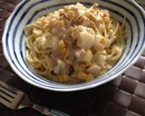 豆乳スープのリメイクパスタ作り方3写真