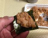 簡単おつまみ☆残り物で作る明太納豆作り方3写真