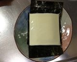 切り餅レンジで1分★海苔巻きチーズ作り方4写真