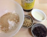 チョコとくるみのオートミールクッキー作り方1写真