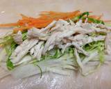 野菜たっぷり！むね肉でヘルシー生春巻き♪作り方4写真
