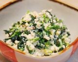 ポリ袋で簡単ヘルシー！ほうれん草の白和え作り方4写真