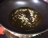 菜の花と小海老のペペロンチーノ作り方1写真