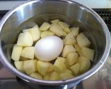カレー♫ポテトサラダ♬カフェ風作り方3写真