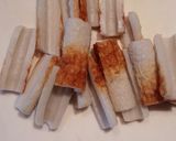 残り物カレーで♪ちくわの天ぷら作り方1写真