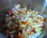 簡単・満足野菜スープ☆さくさくチーズのせ作り方2写真