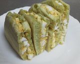 ほんのり甘い☆グリーンホットケーキサンド作り方7写真