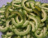 我が家の常備菜☆ゴーヤの松前風作り方1写真