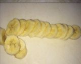 カフェのバナナジュース(チョコ)作り方1写真