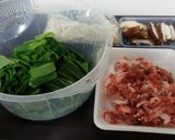 【がっつり×ヘルシー】豚肉の小松菜炒め作り方1写真