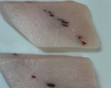 かじきの煮付け作り方1写真