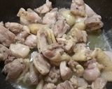 鶏もも肉の梅肉炒め作り方2写真