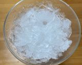 氷の上に盛り付けて　冷やしブルーベリー作り方1写真