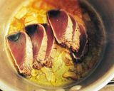 速攻★鰹のタタキ ガーリック炒め作り方5写真