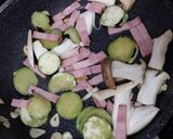 ベーコンとお好きな野菜でトマトパスタ作り方2写真